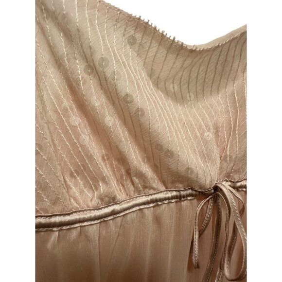 💰BOGO💰 Gold Label Victoria Secret Long Light Pink Nightgown with Sequin Top L - Picture 3 of 7